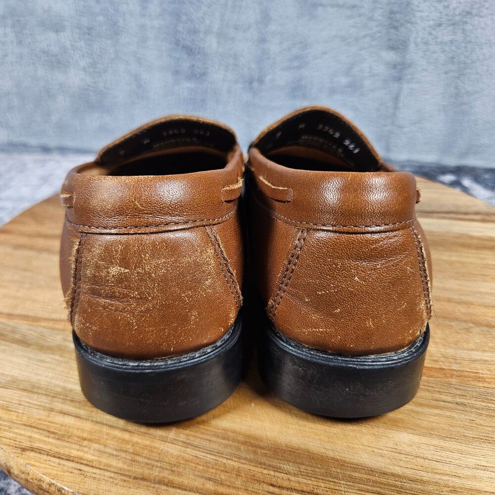 GH Bass Weejuns Marietta II Loafer Women Size 7 Brown Leather Tassel Kiltie Shoe - Picture 3 of 12